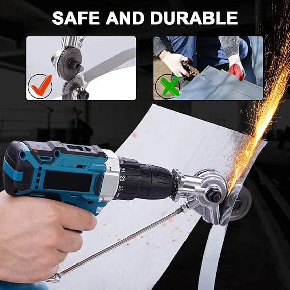 ADAPTADOR CORTA METAL PRO - CONVIERTE TU TALADRO EN UNA CORTADORA DE ACERO