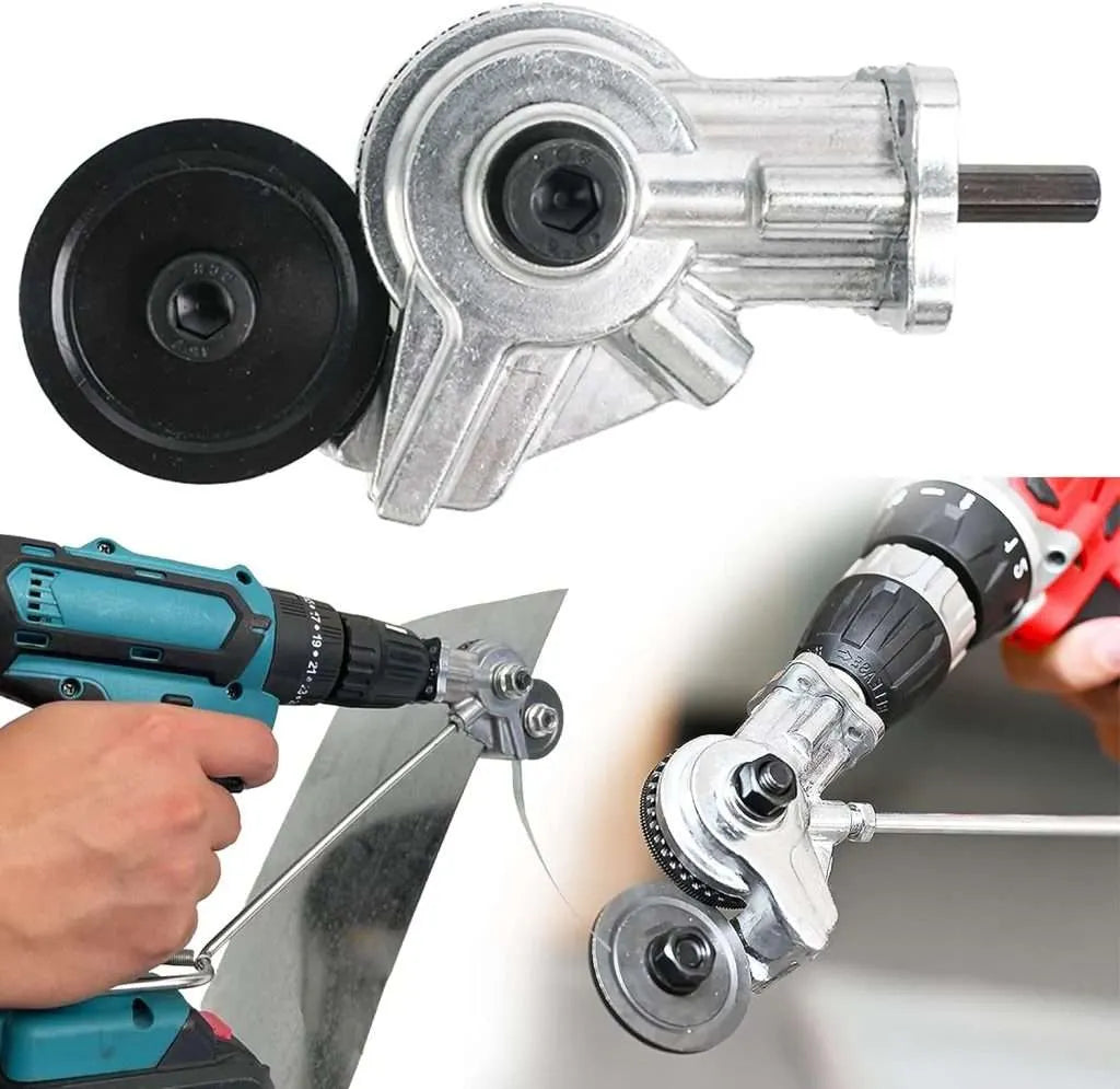 ADAPTADOR CORTA METAL PRO - CONVIERTE TU TALADRO EN UNA CORTADORA DE ACERO