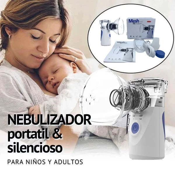 NEBULIZADOR PORTÁTIL ULTRASONICO PRO: ALIVIO RÁPIDO Y EFICAZ PARA ADULTOS Y NIÑOS