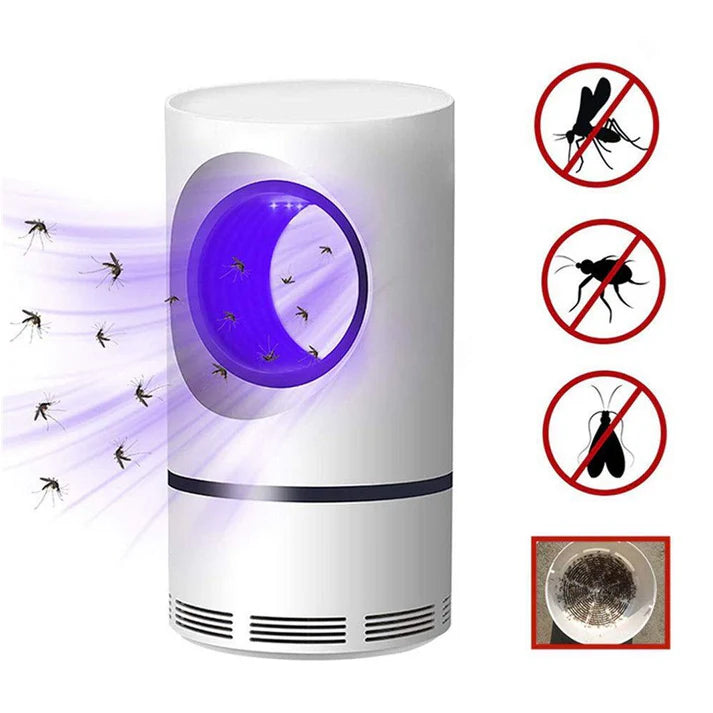 LAMPARA LED MATA MOSQUITOS SEGURA PARA TUS HIJOS Y MACOSTAS