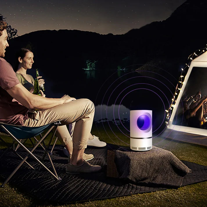 LAMPARA LED MATA MOSQUITOS SEGURA PARA TUS HIJOS Y MACOSTAS