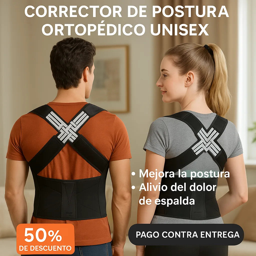 CORRECTOR DE POSTURA ORTOPÉDICO UNISEX