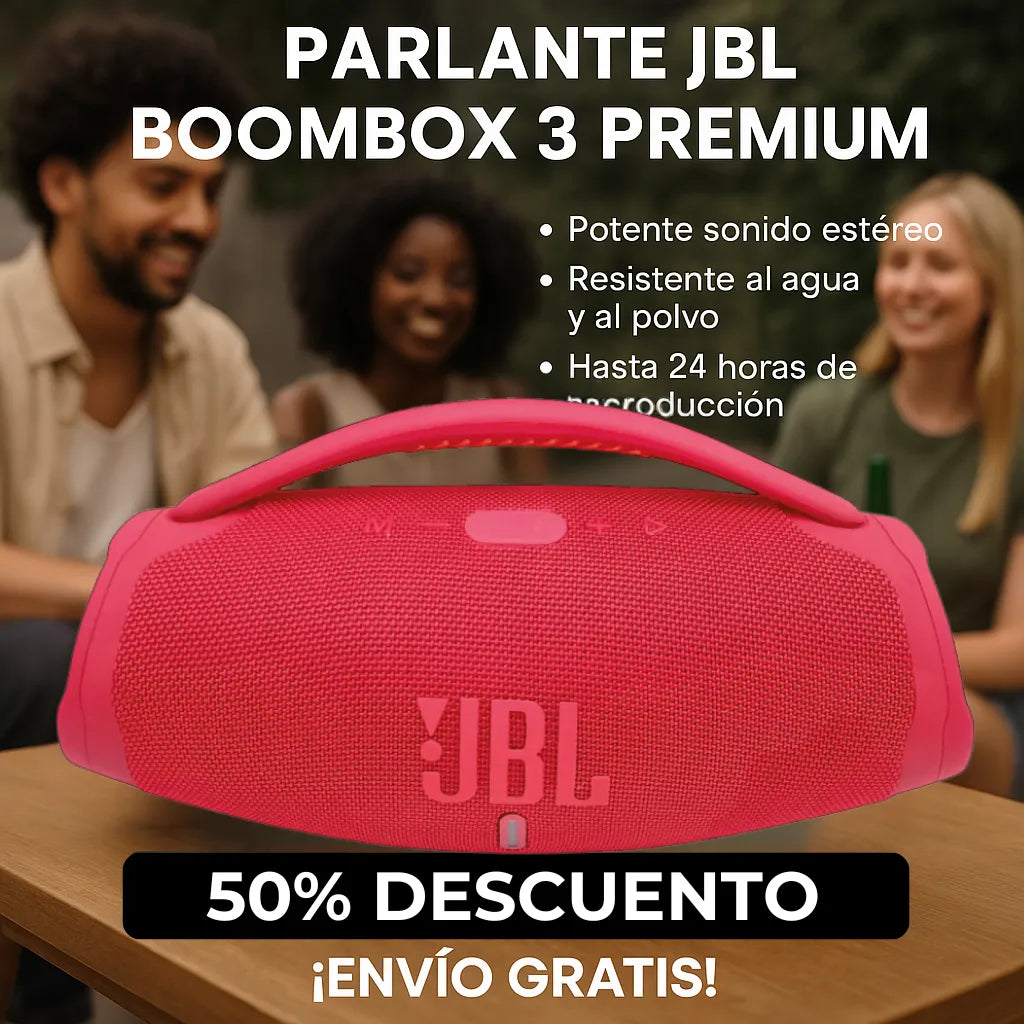 PARLANTE JBL BOOMBOX 3 PREMIUM - ¡DESCUENTO FINAL DE LIQUIDACIÓN