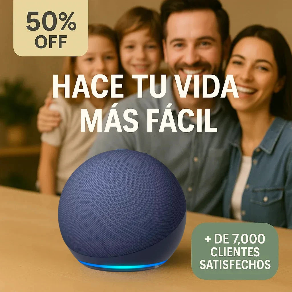 PARLANTE INTELIGENTE ALEXA – CONTROL TOTAL CON SOLO HABLAR