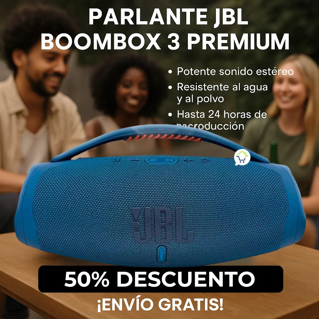 PARLANTE JBL BOOMBOX 3 PREMIUM - ¡DESCUENTO FINAL DE LIQUIDACIÓN