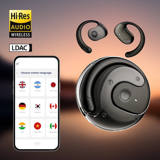 AURICULARES TRADUCTOR BLUETOOTH – ¡HABLA Y ENTIENDE MÁS DE 140 IDIOMAS!