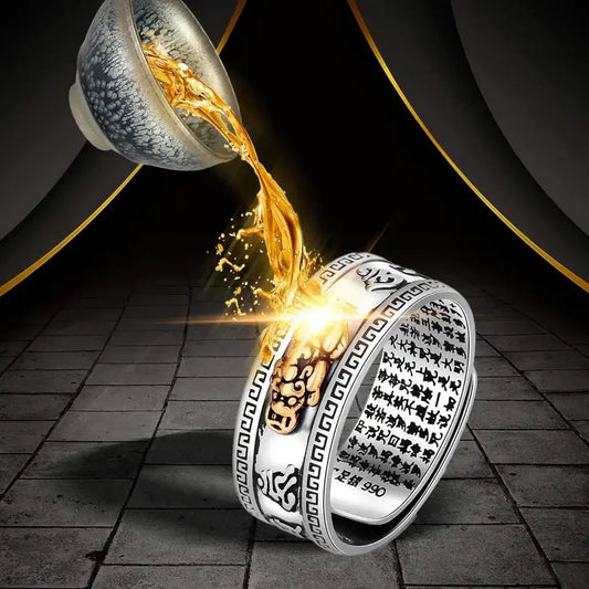 ANILLO BUDA IMÁN DE RIQUEZA™ - ACTIVA LA ENERGÍA DEL DINERO EN TU VIDA