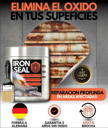 IRON SEAL™: ADIÓS ÓXIDO, METALES COMO NUEVOS + BROCHA GRATIS