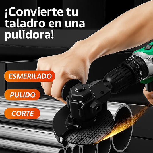 ADAPTADOR CONVERTIDOR DE TALADRO A PULIDORA