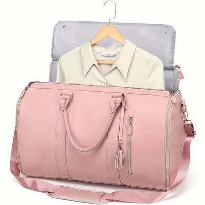 BOLSO DE VIAJE PLEGABLE DE GRAN CAPACIDAD Y PORTA TRAJES