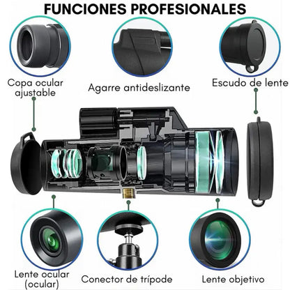 TELESCOPIO MONOCULAR HD