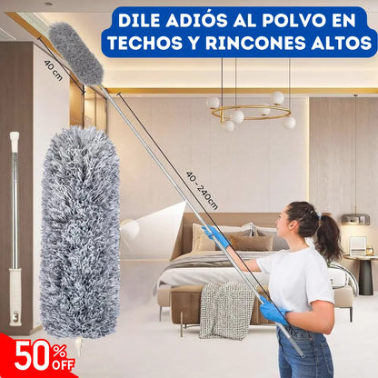 PLUMERO DE MICROFIBRA EXTENSIBLE 50% OFF