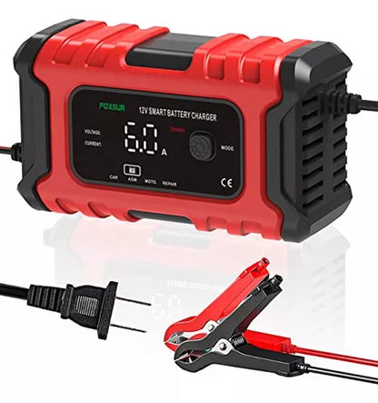 CARGADOR INTELIGENTE DE EMERGENCIA PARA BATERÍA DE AUTO