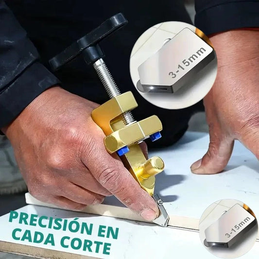 CORTADOR PROFESIONAL DE VIDRIO Y CERÁMICA CORTAFÁCIL™ + 2 REPUESTOS GRATIS