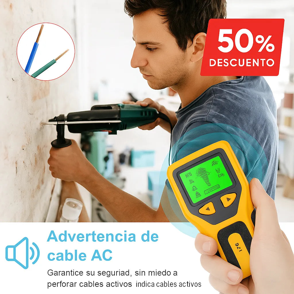 SCANWALL™- EL DETECTOR 5 EN 1 QUE TE MUESTRA LO QUE LA PARED ESCONDE