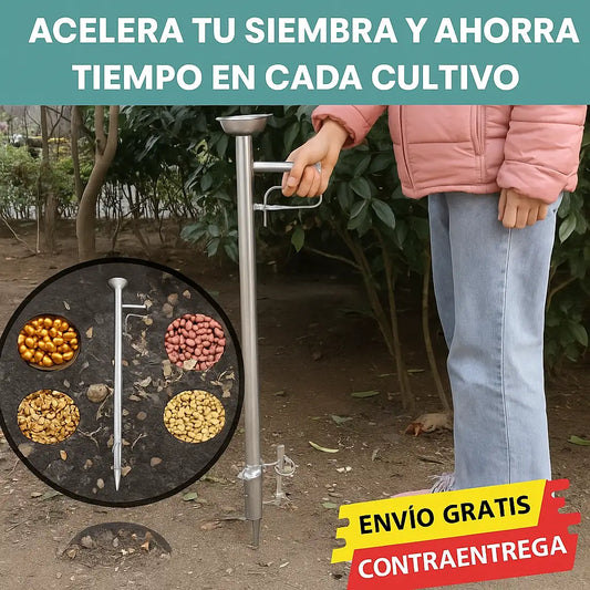 SEMBRADOR DE SEMILLAS MANUAL – SIEMBRA RÁPIDO Y SIN AGACHARTE