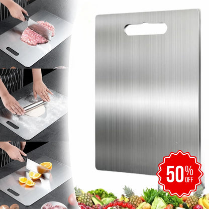 TABLA PARA PICAR EN ACERO INOXIDABLE 50% OFF