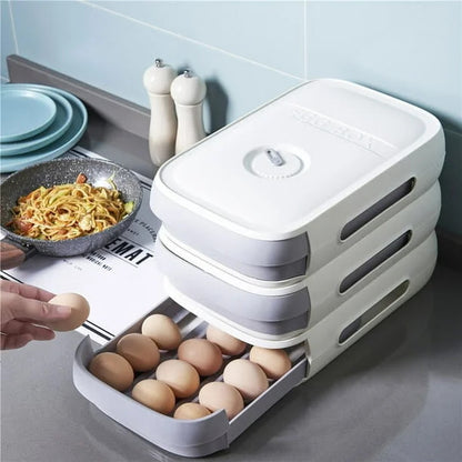 ORGANIZADOR DE HUEVOS 3 NIVELES