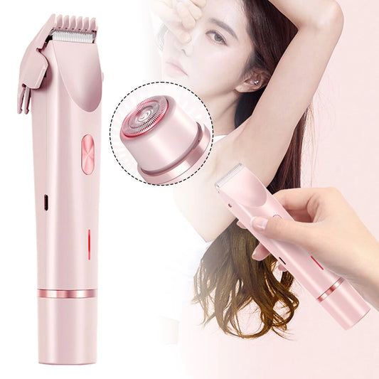 GLOWSHAVE PRO – MÁQUINA DE AFEITAR 2 EN 1 CON DOBLE CABEZAL