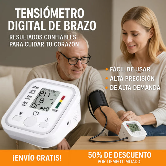 TENSIÓMETRO DIGITAL PROFESIONAL – CUIDA TU CORAZÓN COMO SE MERECE